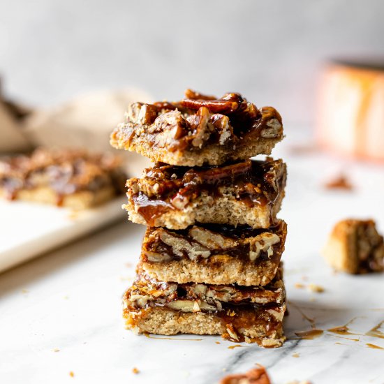 Vegan Pecan Pie Bars