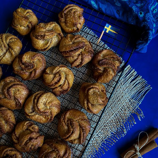 Swedish Cinnamon Buns (Kanelbullar)