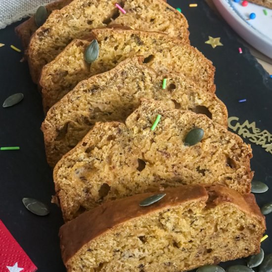 Healthy Pumpkin Banana Bread -Vegan