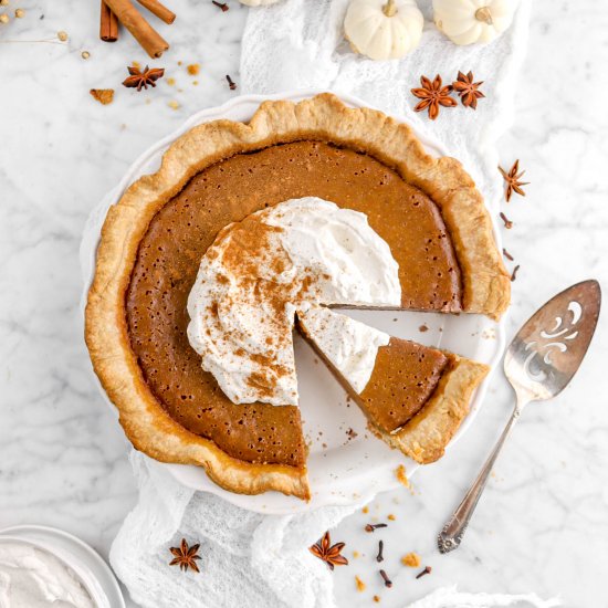 Homemade Pumpkin Pie