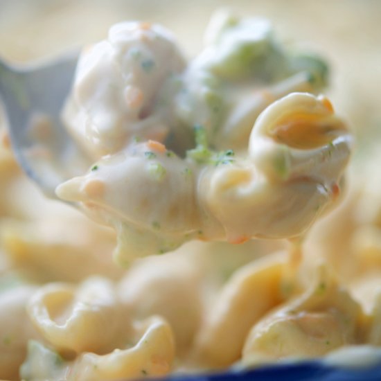 Broccoli Cheddar Macaroni Cheese