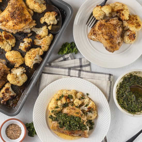 Cajun Chicken with Chimichurri