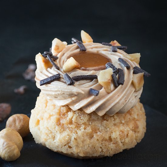 Chocolate and Hazelnut Choux