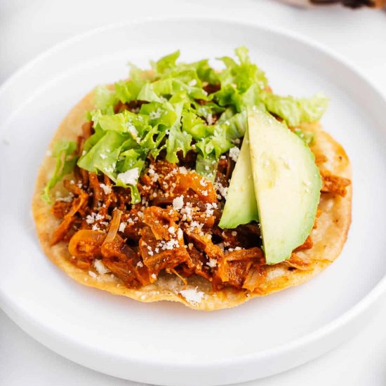 Vegan Tinga Tostadas