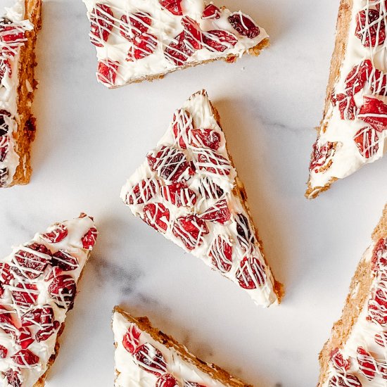 Gluten-Free Cranberry Bliss Bars