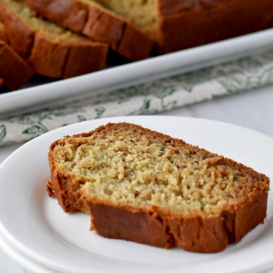 Gluten Free Zucchini Banana Bread