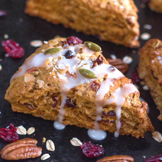 Fall pumpkin scones