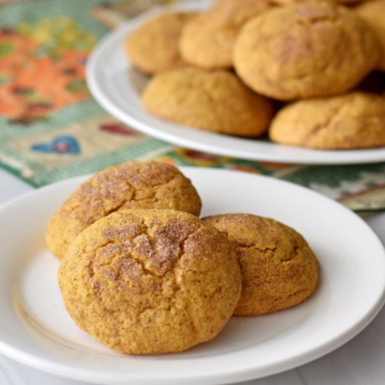 Gluten Free Pumpkin Snickerdoodles