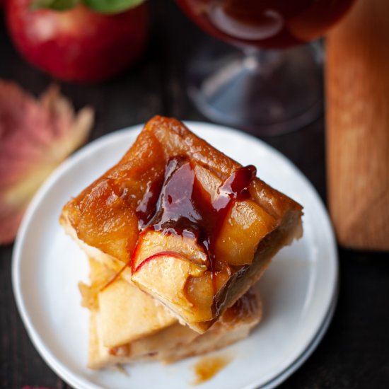 Sticky Apple Pie Beer Focaccia