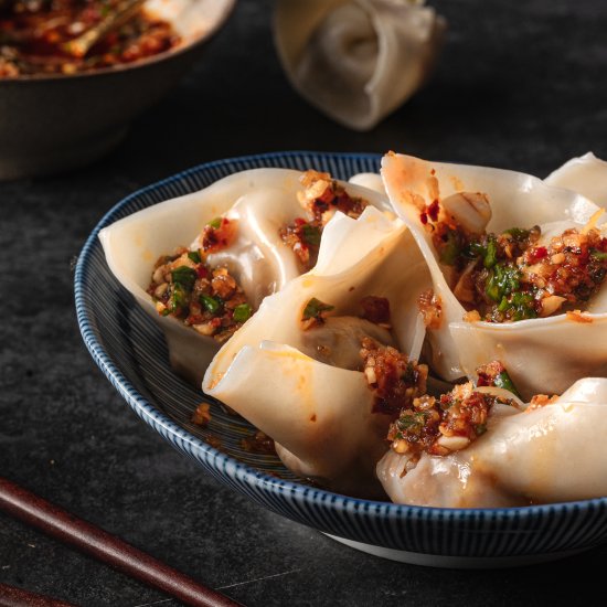 Vegan Beef Wontons