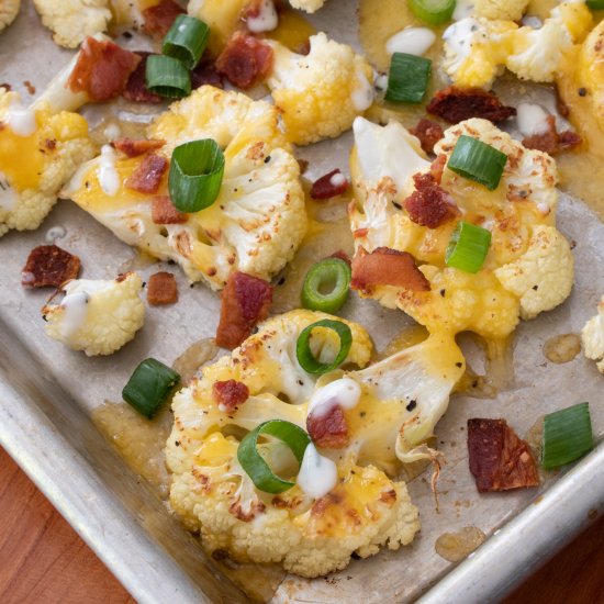 Loaded Roasted Cauliflower