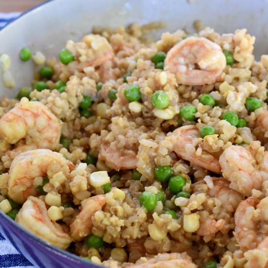 Shrimp Fried Brown Rice