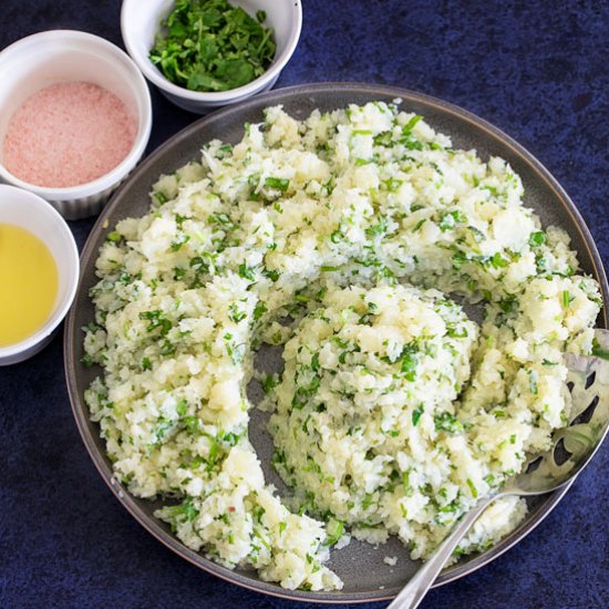 Cilantro Lime Cauliflower Rice