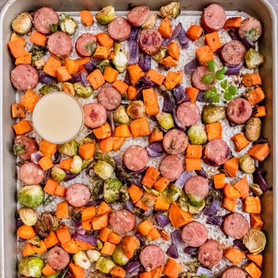 Fall Harvest Sheet Pan Dinner