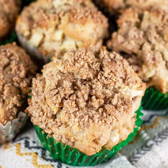 Gluten Free Apple Streusel Muffins