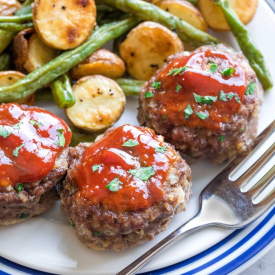 Old Fashioned Mini Meatloaf Recipe