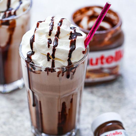 Nutella milkshake