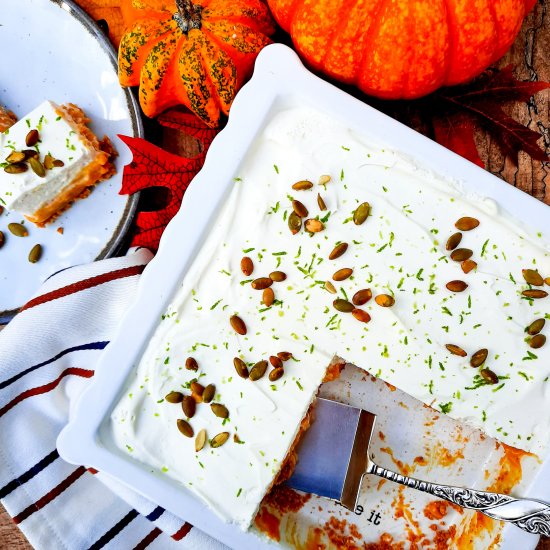 Pumpkin Cream Bars