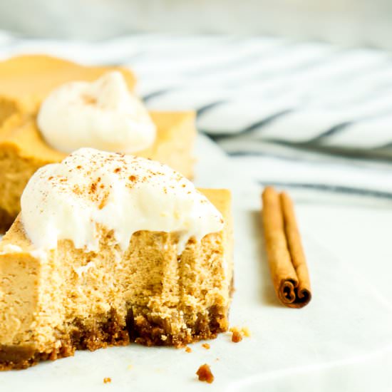 Pumpkin Cheesecake Bars