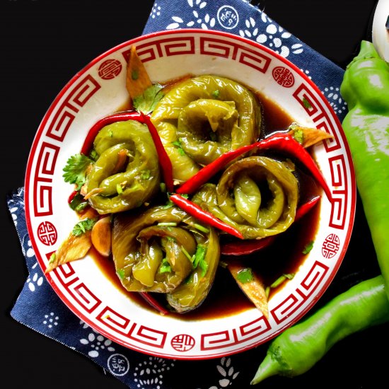 Fragrant Fried Green Chilies