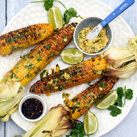 GRILLED CORN ON THE COB