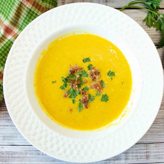 Butternut Beer Cheese Soup