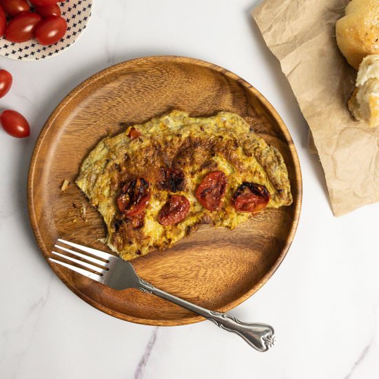 Rustic Tomato Omelet