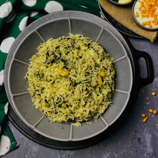 instant pot methi rice