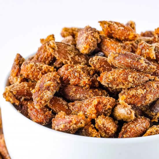 Cinnamon Sugar Smoked Almonds