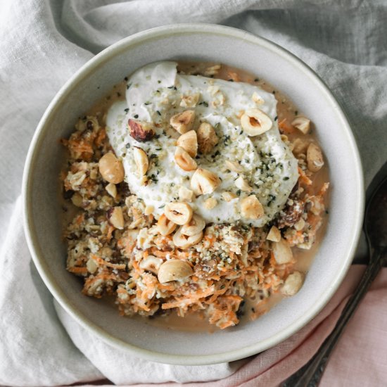 Carrot Cake Overnight Oats