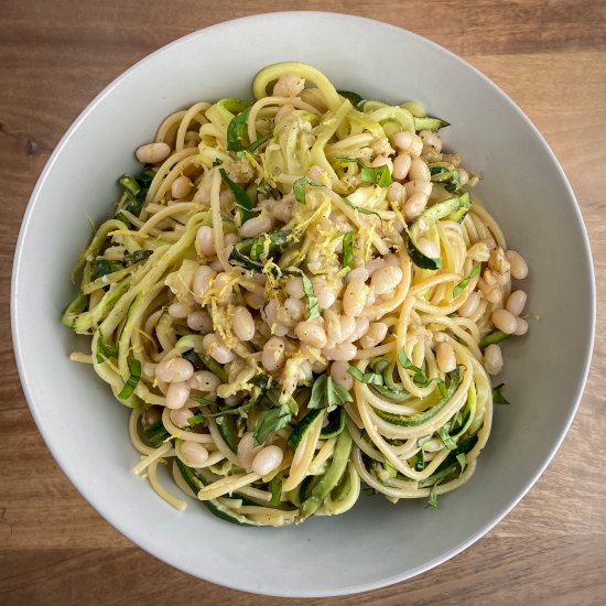 Pasta al Limone with Zucchini and W