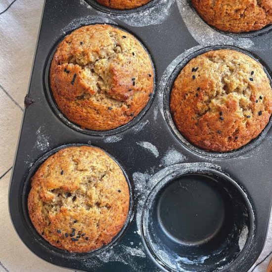 Ripe Plantain Muffins