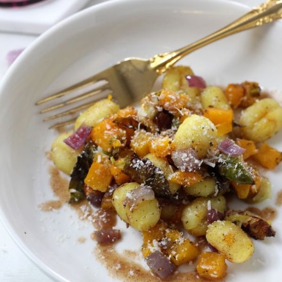 Sheet Pan Gnocchi with Brown Butter