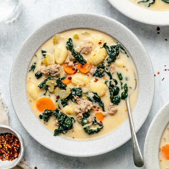 Sausage Gnocchi Soup