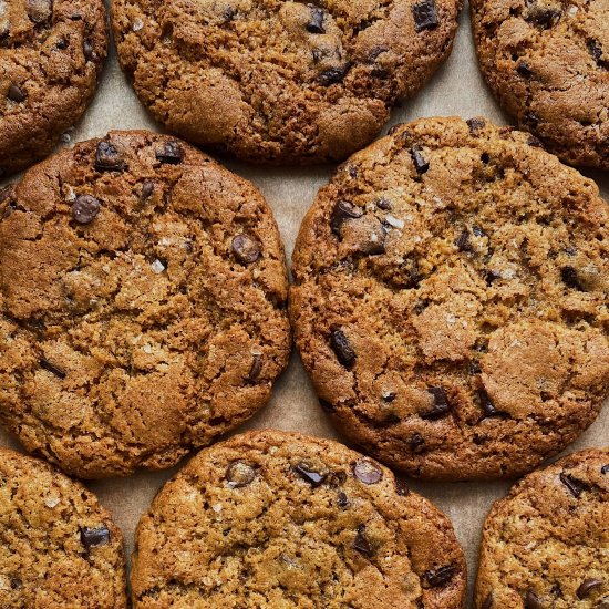 sourdough chocolate chip cookies