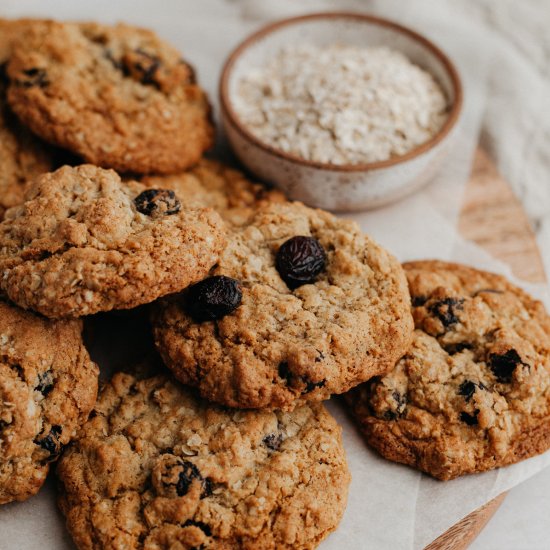 Brown Butter Oatmeal Craisin Cookie