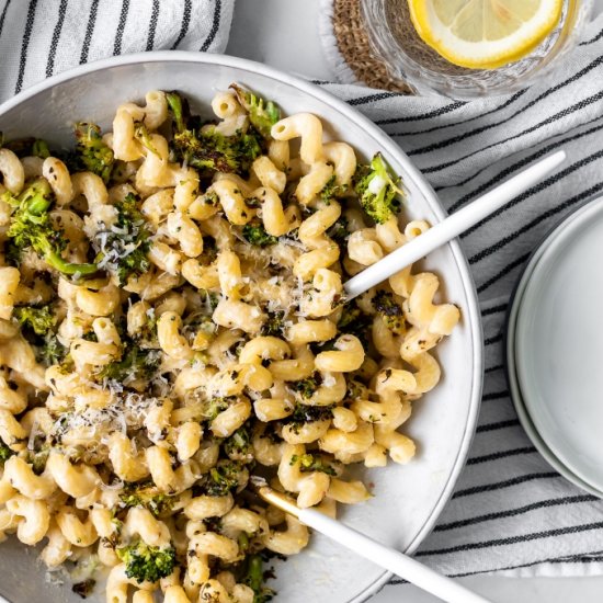 Creamy Lemon Broccoli Pasta