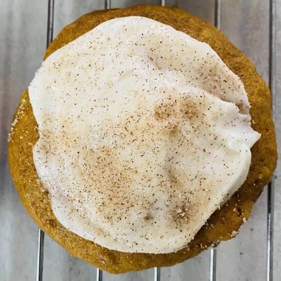 Soft Pumpkin Spice Cookies