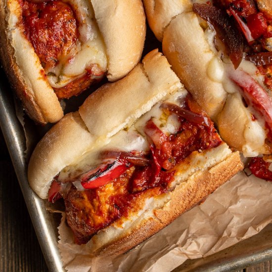 Mexican meatball sub