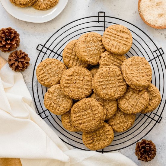 Almond Flour Peanut Butter Cookies