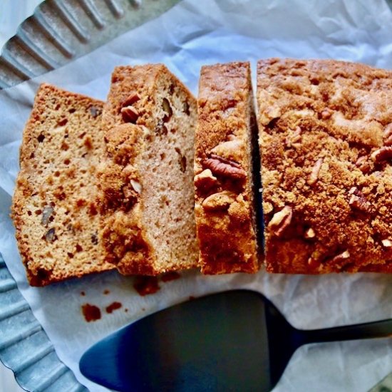 Applesauce Pecan Bread