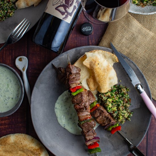 Grilled Lamb Kebabs