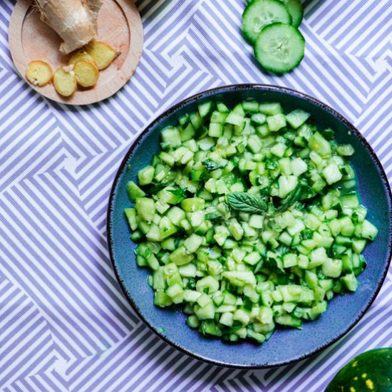 Cucumber Melon Salad