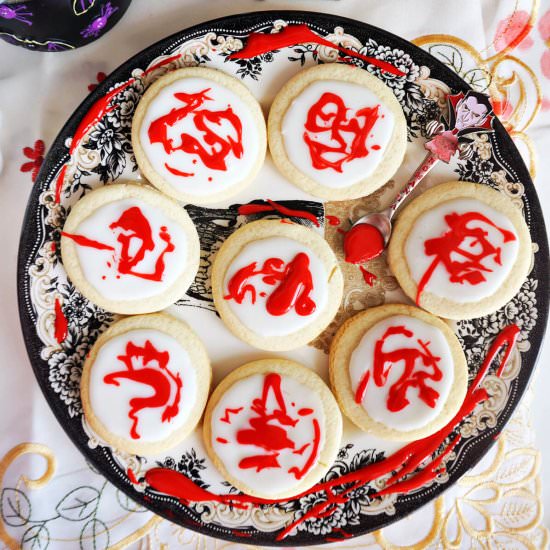 Blood Splatter Cookies