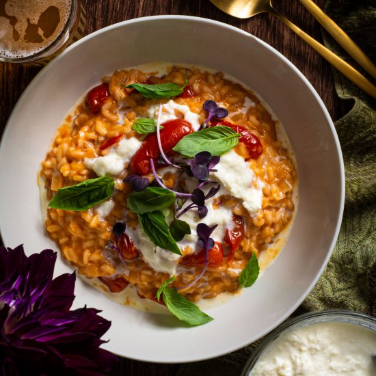 Creamy Tomato Risotto