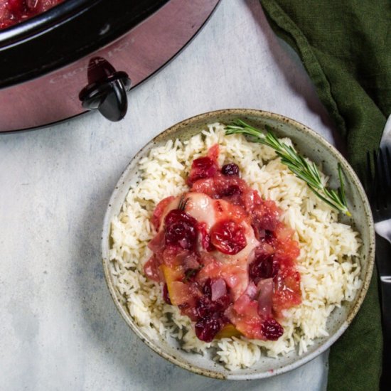 Slow Cooker Cranberry Chicken