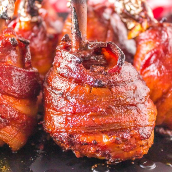 BBQ Chicken Lollipops