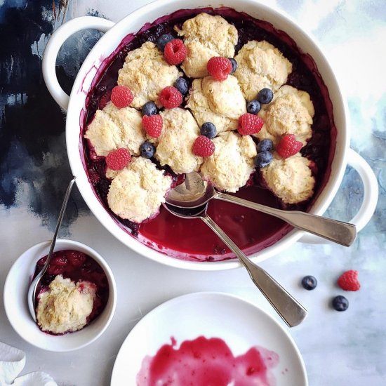 Mixed Berry Cobbler