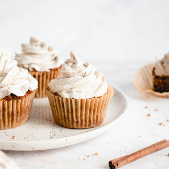 Spiced Apple Cupcakes