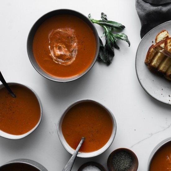 Creamy Tomato Basil Soup